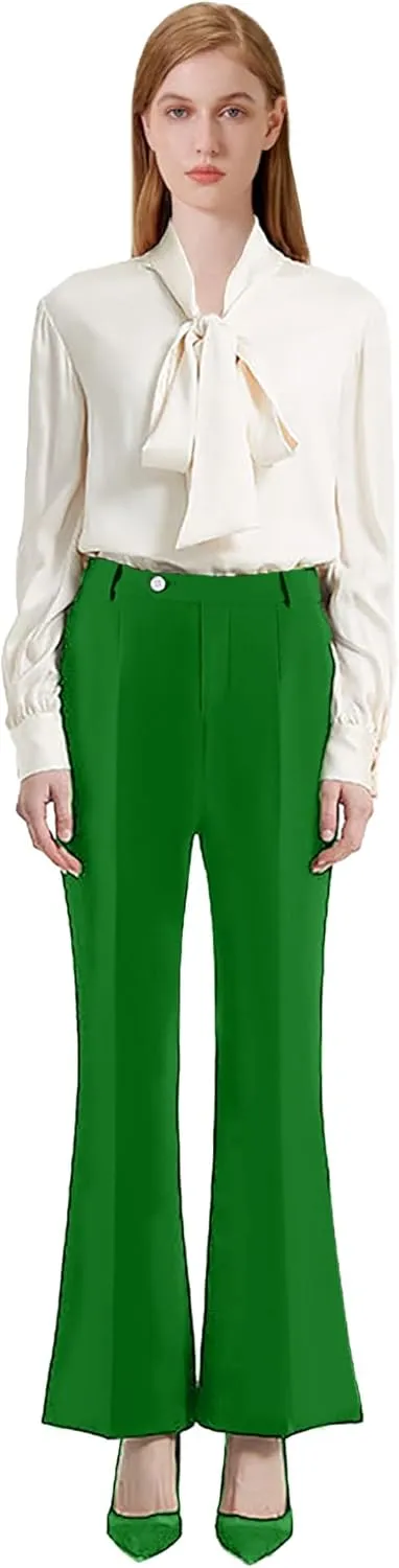 Wemaliyzd Women's Suits 2 Piece Work Office Peak Lapel Slim Fit Office Lady Blazer Pants