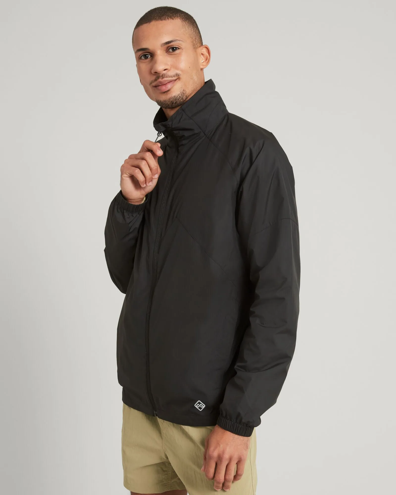 WND-Chaser Men's Windbreaker Jacket - Black
