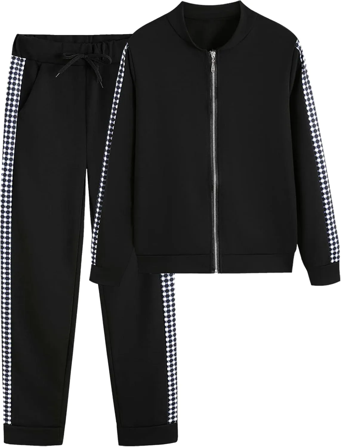 Women's 2 Piece Tracksuit Sweatsuits Sets Hoodie Sweatshirt and Jogging Sweatpants Suit