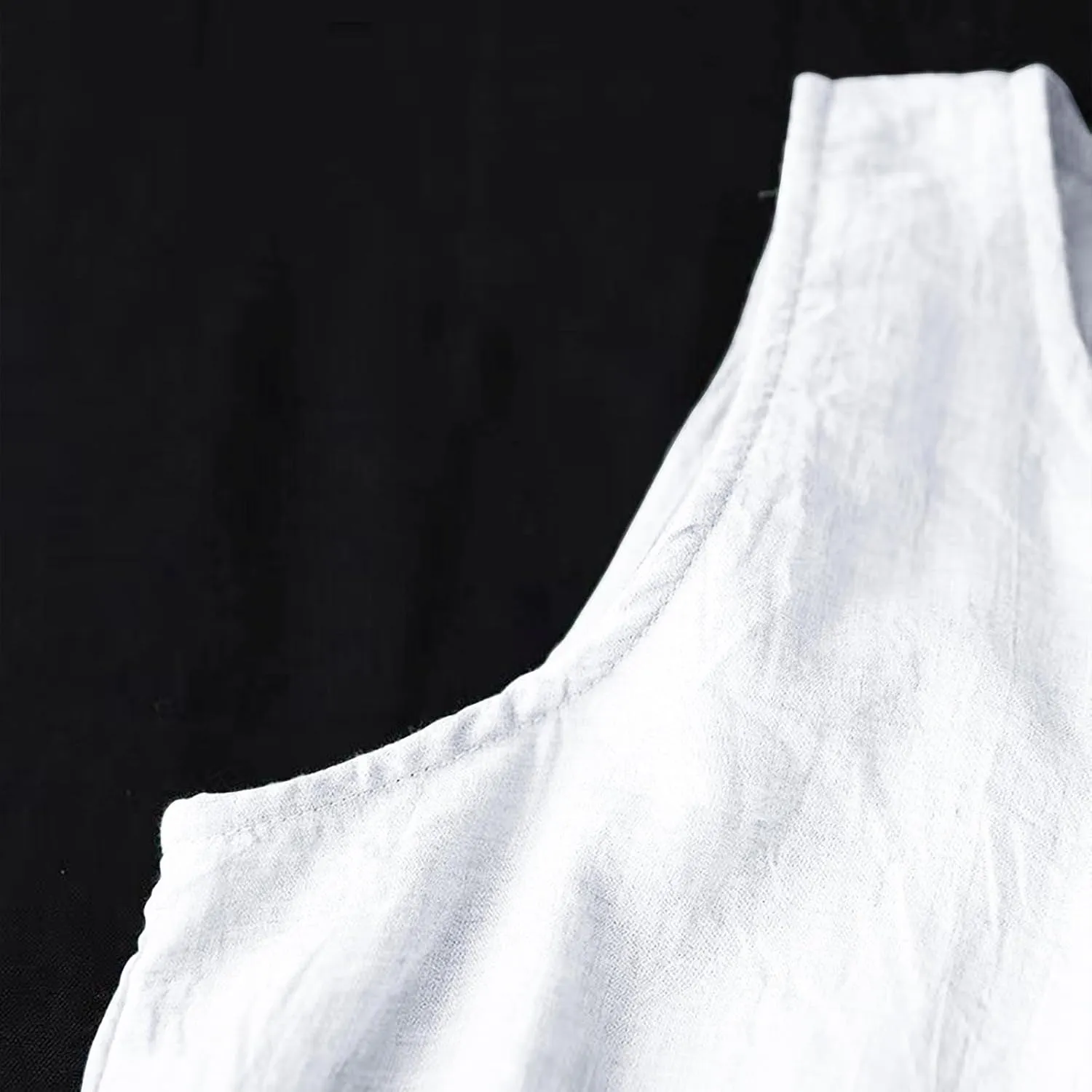 Womens Casual Cotton Linen Sleeveless Midi Dress Plus Size Loose Fit Flowy Tank Tops Dress Summer Beach Long Dresses