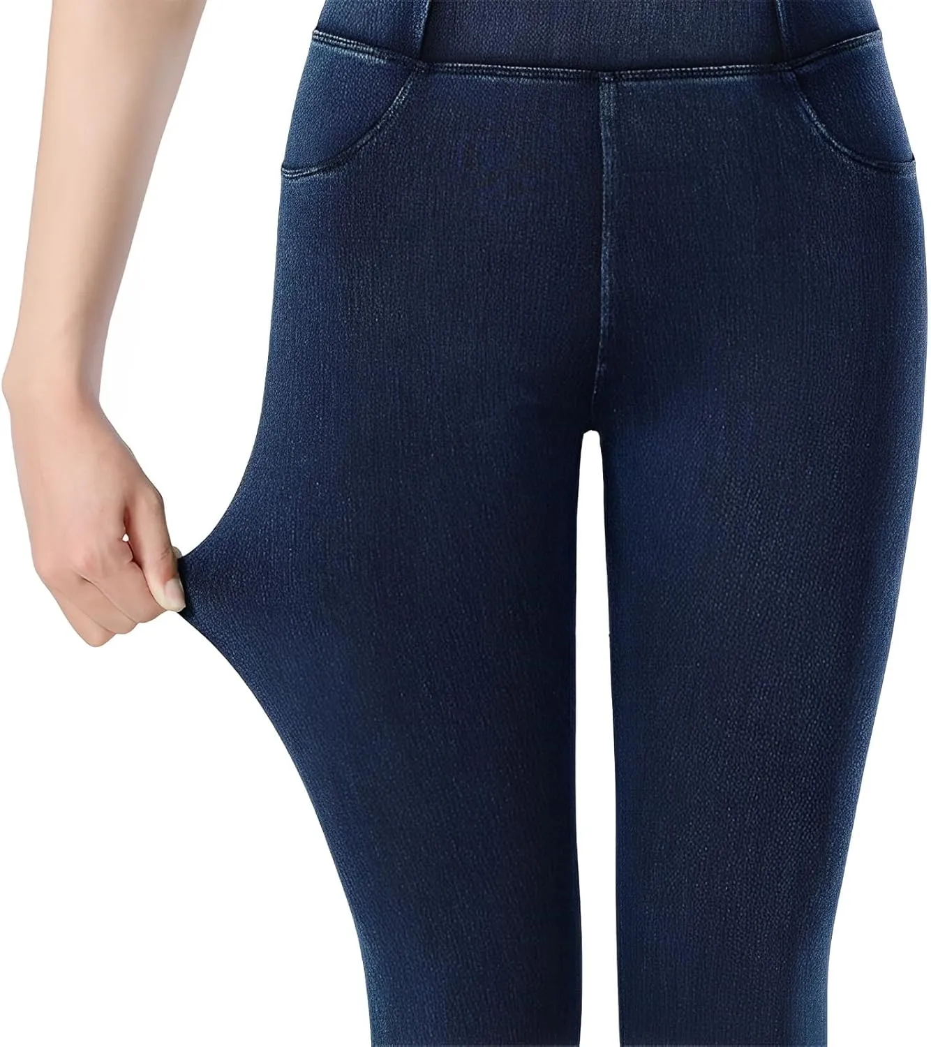 Women's Jean Printed Sweatpants High Waist Yoga Pants Tummy Control Workout Running Yoga Leggings for Women