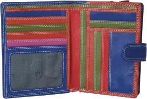 Women's Leather Multi Credit Card Holder Palm Wallet Purse