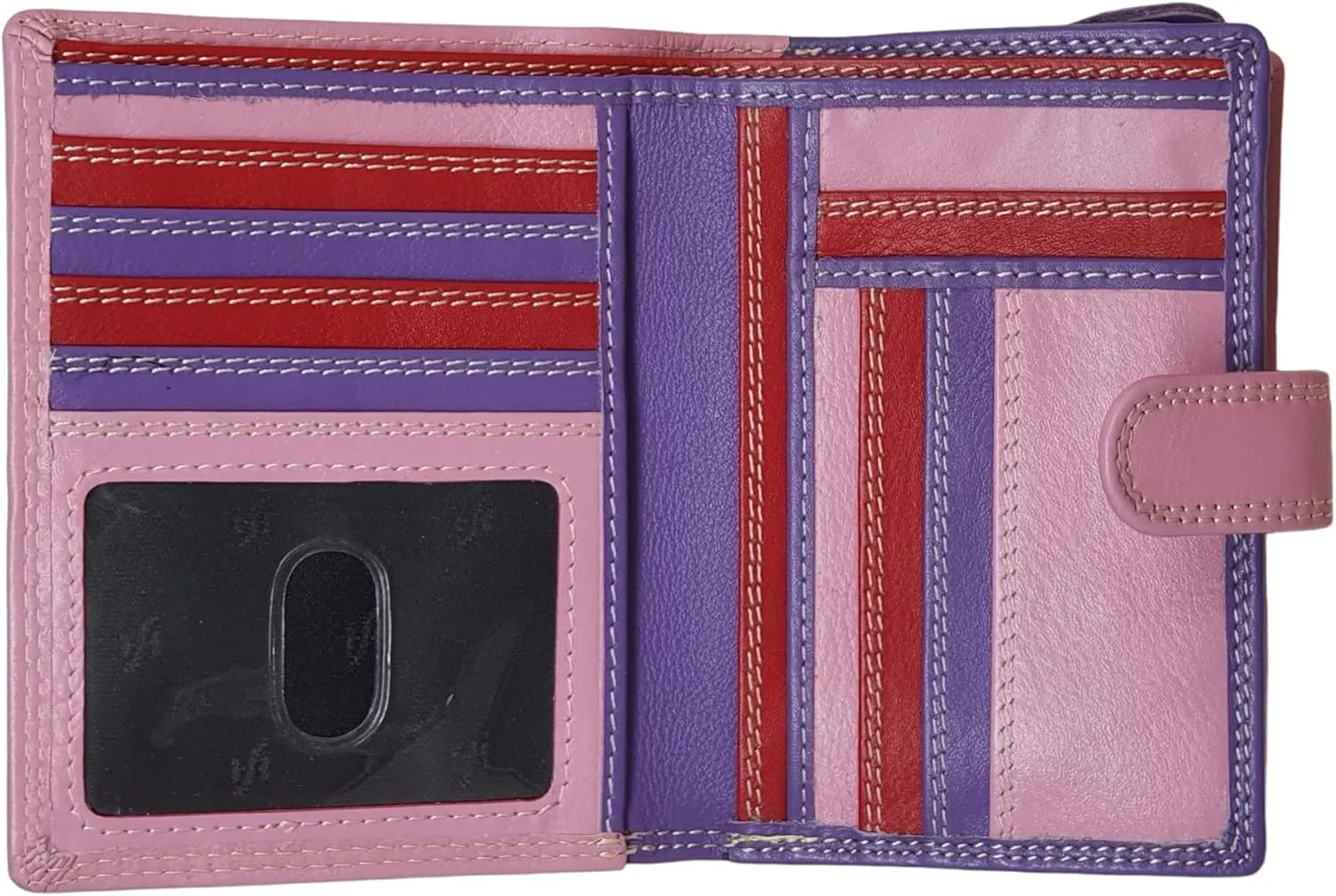 Women's Leather Multi Credit Card Holder Palm Wallet Purse