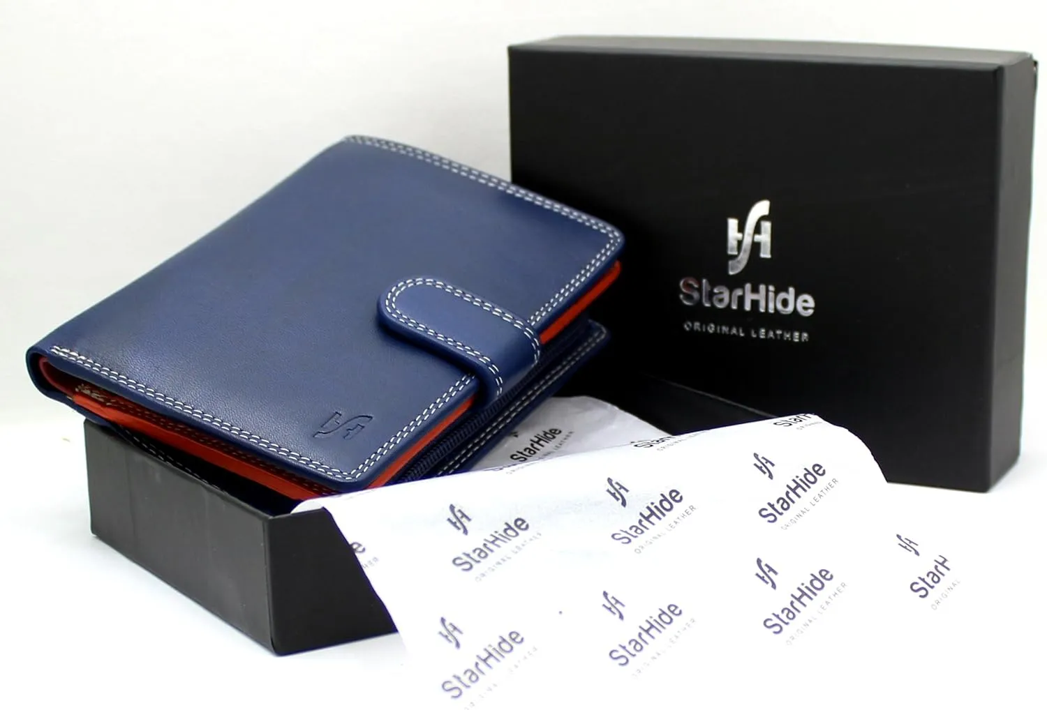 Women's Leather Multi Credit Card Holder Palm Wallet Purse