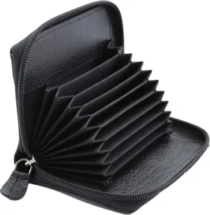 Women's Leather Multi Credit Card Holder Palm Wallet Purse