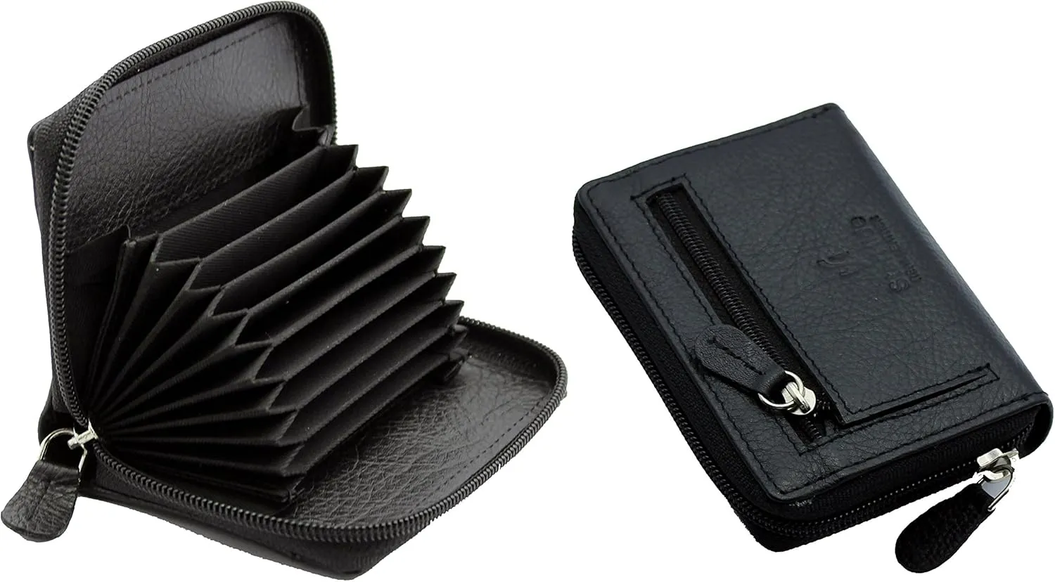 Women's Leather Multi Credit Card Holder Palm Wallet Purse