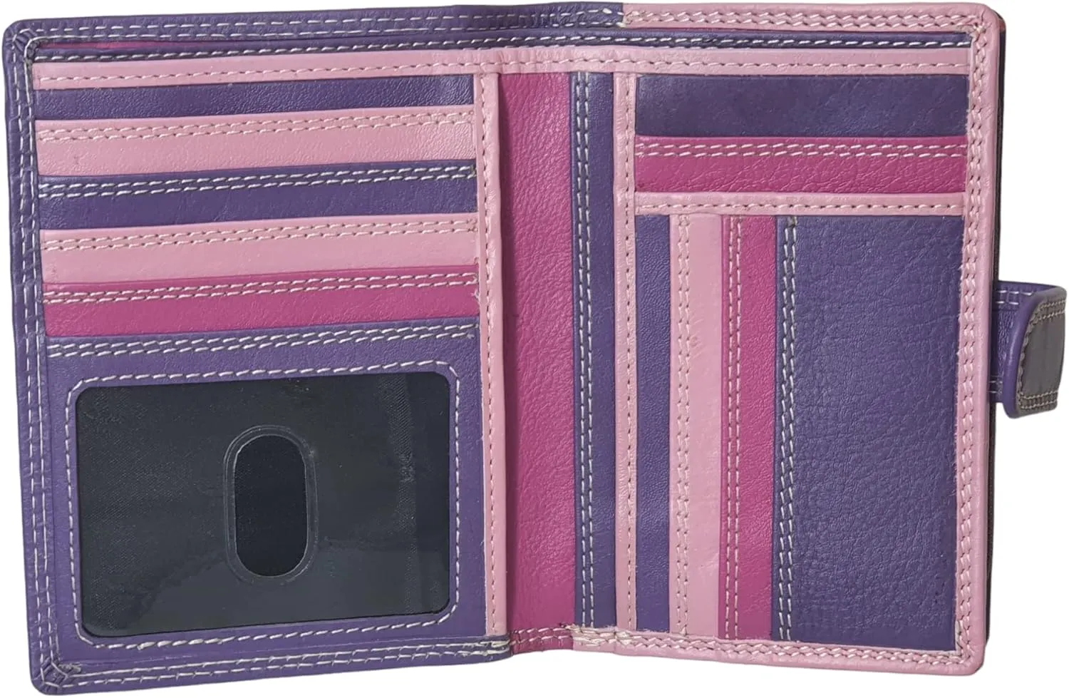 Women's Leather Multi Credit Card Holder Palm Wallet Purse