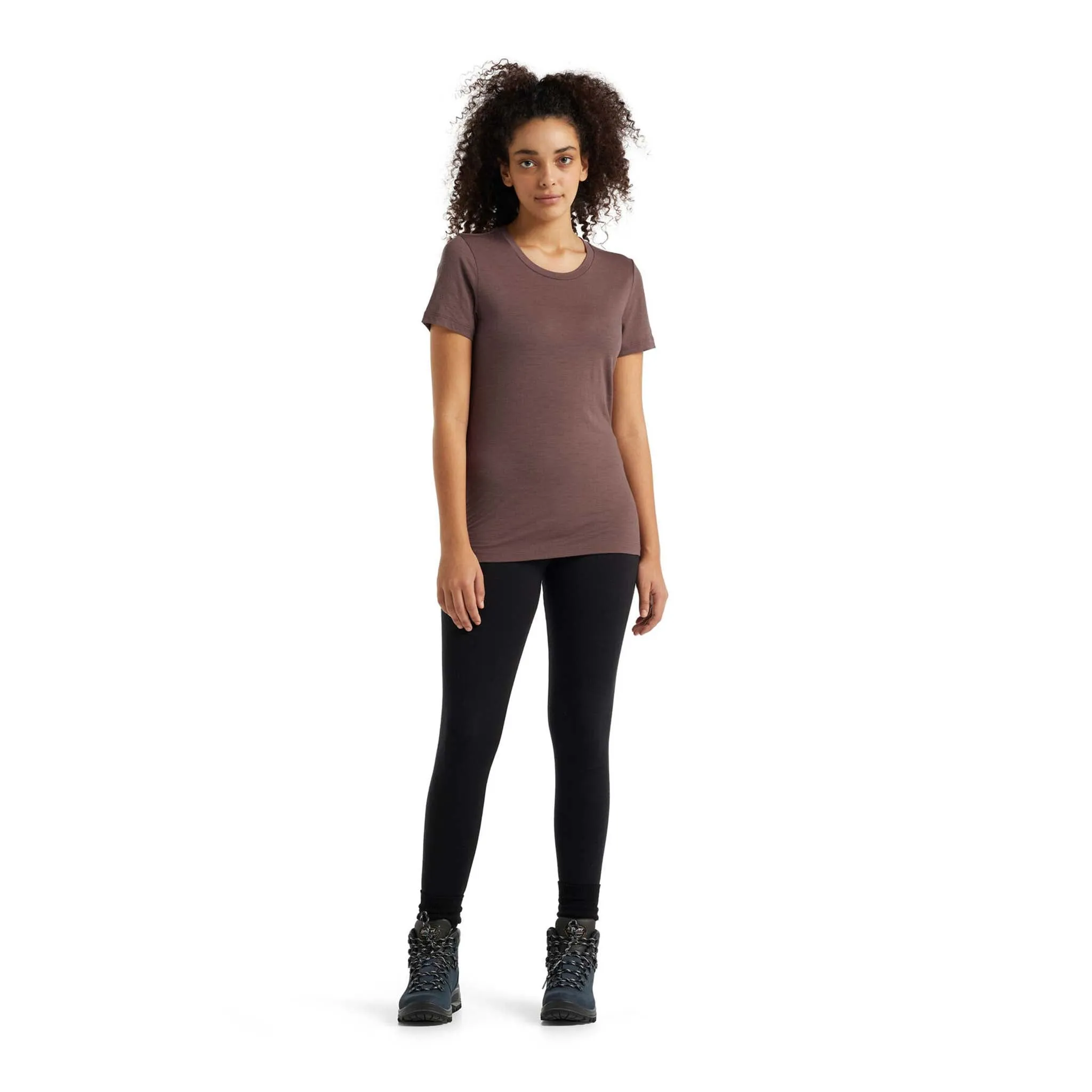 Womens Merino Tech Lite T-Shirt - Mink