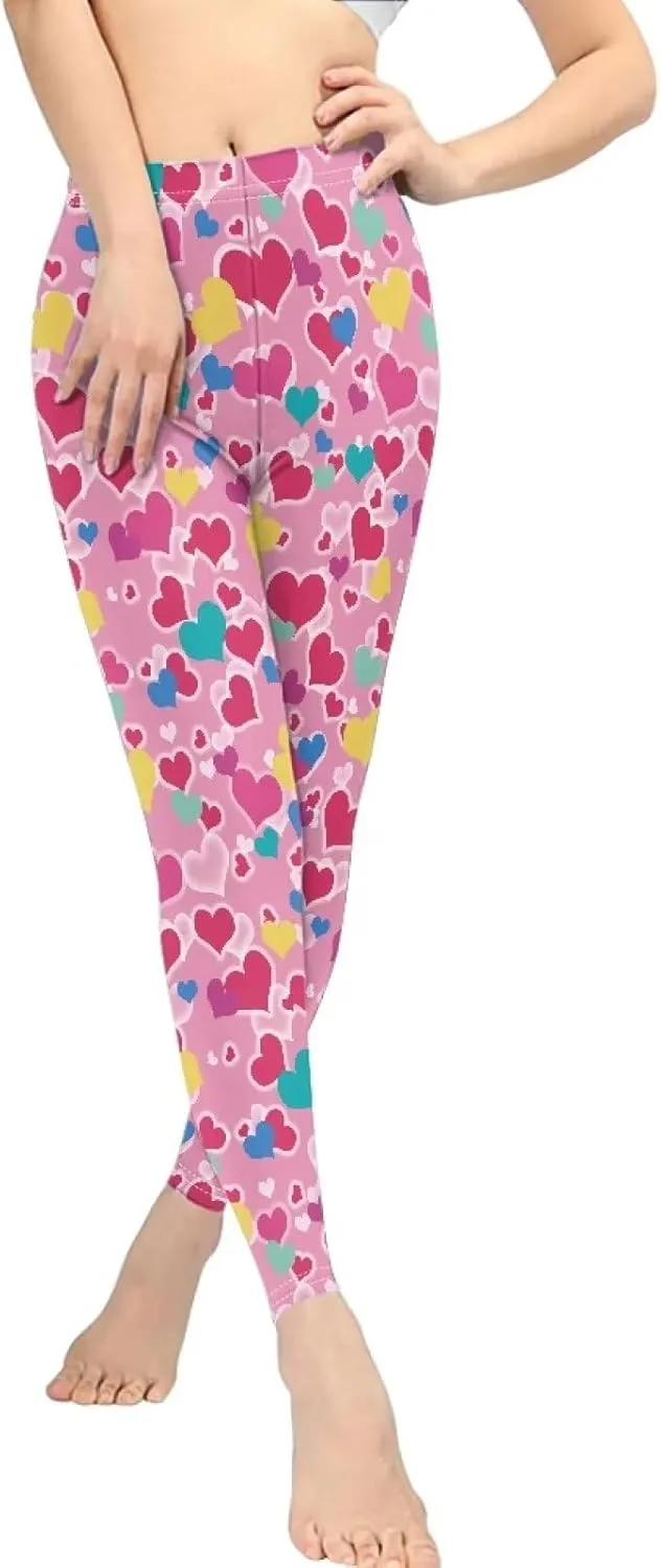 Womens Yoga Pants Full Length High Waist Sports Tights Trousers Stretch Workout Leggings