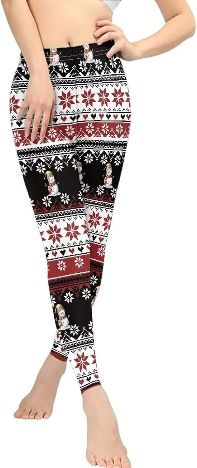 Womens Yoga Pants Full Length High Waist Sports Tights Trousers Stretch Workout Leggings