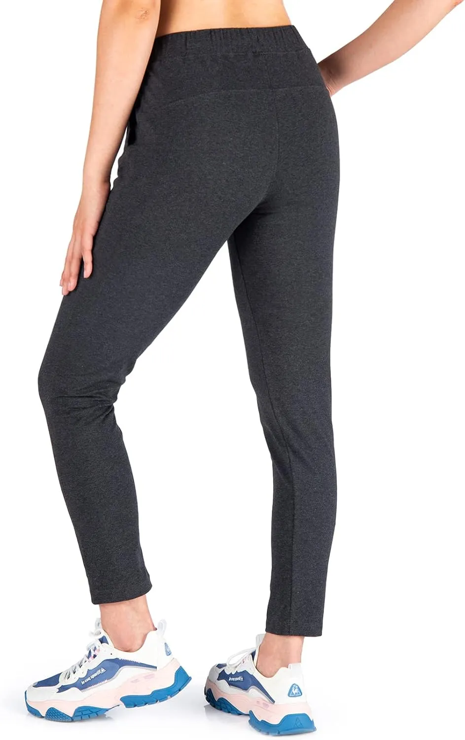 Yogipace Petite/Regular/Tall Women's 7/8 On The Fly Pants Drawstring Casual Lounge Joggers Travel Sweatpants