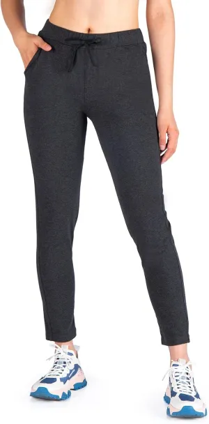 Yogipace Petite/Regular/Tall Women's 7/8 On The Fly Pants Drawstring Casual Lounge Joggers Travel Sweatpants